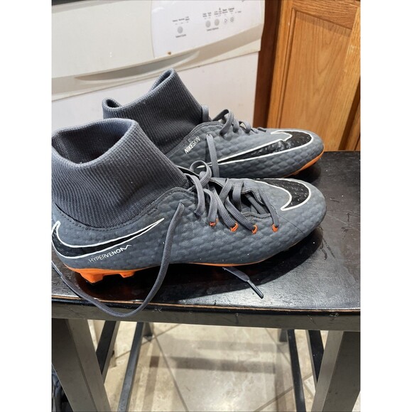 Nike Mens  HyperVenom Phantom 3 Soccer Cleats Size 7 Orange/Grey - Picture 2 of 5
